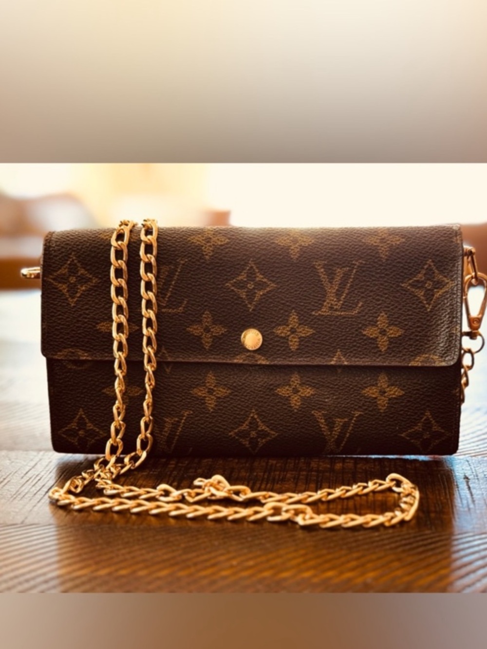 Louis Vuitton vintage Sarah monogram long wallet converted
Crossbody 2000 france - Picture 3 of 16